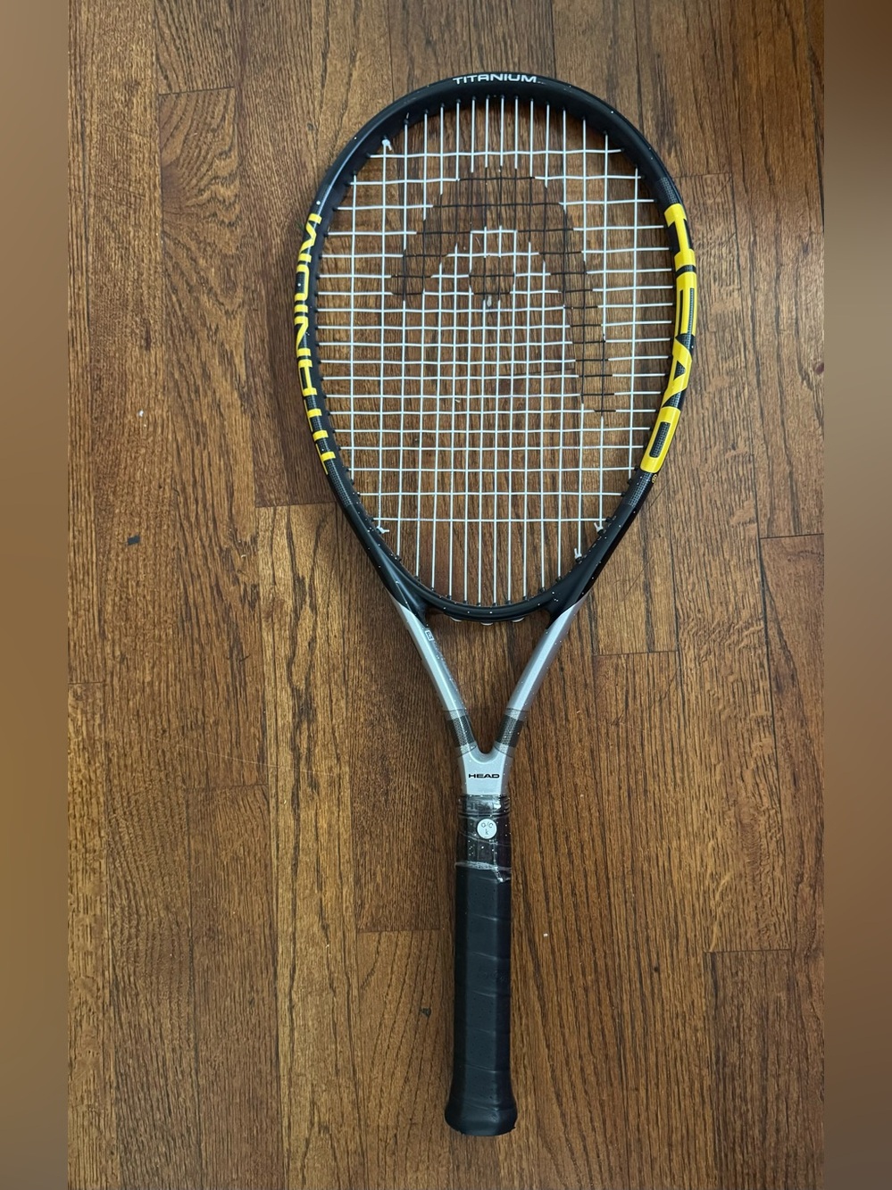 Head Tennis Racket in Black and Yellow